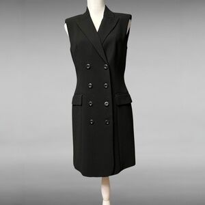 bebe Black Blazer-Dress,  Knee-Length , size 8